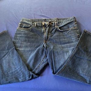 BARELY WORN DARK BLUE DENIM GAP JEANS STANDARD TAPER WELL TAKEN CARE OF!!
